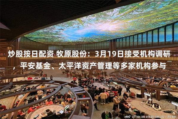 炒股按日配资 牧原股份：3月19日接受机构调研，平安基金、太平洋资产管理等多家机构参与