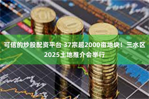 可信的炒股配资平台 37宗超2000亩地块！三水区2025土地推介会举行