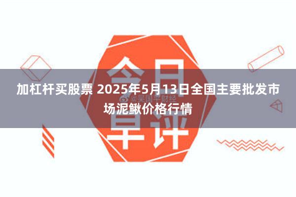 加杠杆买股票 2025年5月13日全国主要批发市场泥鳅价格行情