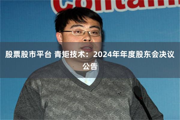 股票股市平台 青矩技术：2024年年度股东会决议公告