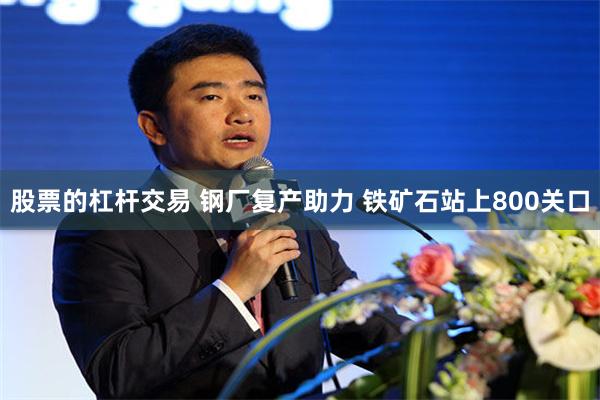 股票的杠杆交易 钢厂复产助力 铁矿石站上800关口